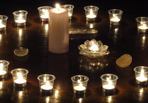 夏至のキャンドルナイト　瞑想　ヨガ