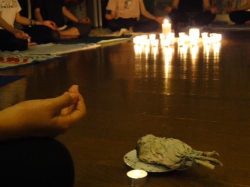 夏至のキャンドルナイト　瞑想