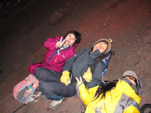 富士山　登山　ご来光