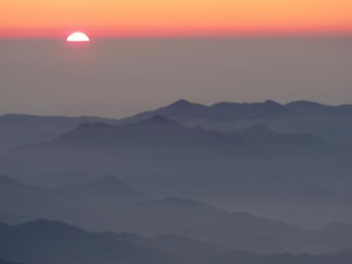 富士山　登山　ご来光
