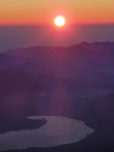 富士山　登山　ご来光