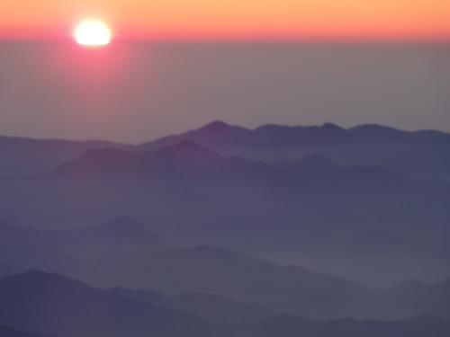 富士山　登山　ご来光