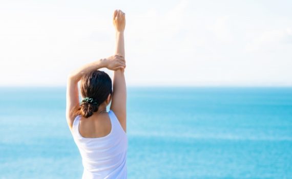 女性　健康　海