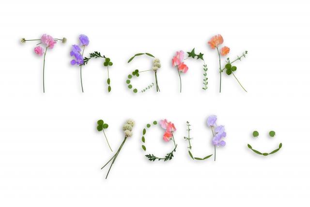 ありがとう　感謝