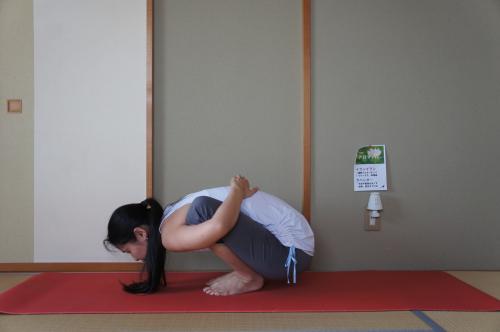 マーラーサナ　花輪のポーズ　ヨガ　アーサナ