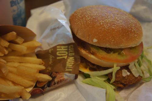 マクドナルド　インドゴールドマサラ