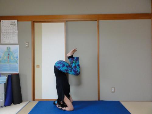 ヨガ　シールシャーサナ　ヘッドスタンド