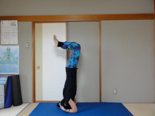 ヨガ　シールシャーサナ　ヘッドスタンド