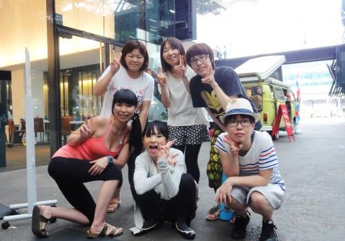 アオーレ長岡　ソトヨガ　イベント