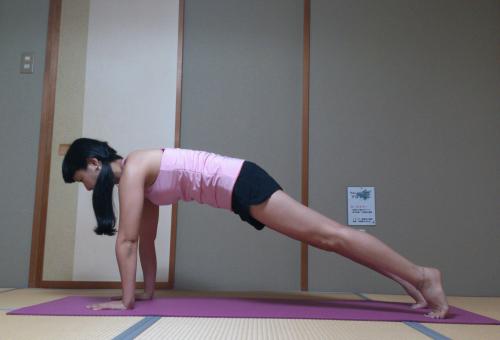 クンバカーサナ　プランク