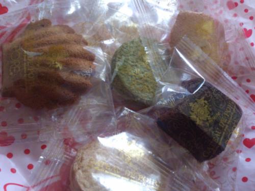 いただきもの　パウンドケーキ