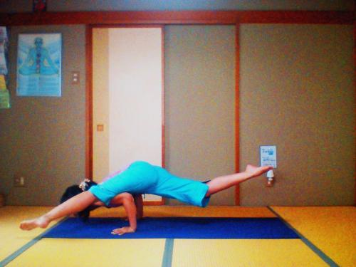 エカ・パダ・カウンディニャーサナⅡ　ヨガ　ポーズ　アーサナ