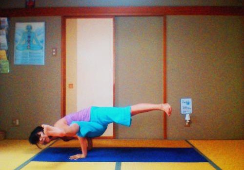 エカ・パダ・カウンディニャーサナⅠ　ヨガ　ポーズ　アーサナ