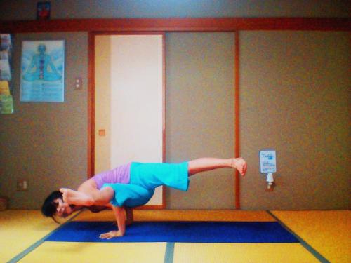 エカ・パダ・カウンディニャーサナⅠ　ヨガ　ポーズ　アーサナ