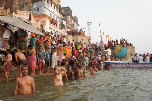 インド　バラナシ　ガンガー