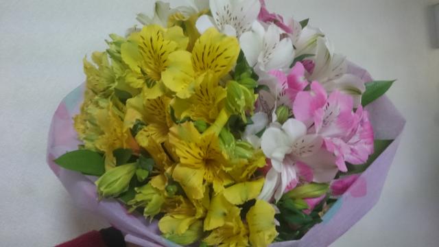 いただきもの　お花