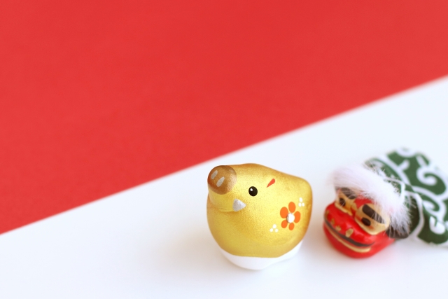 あけましておめでとう　いのしし