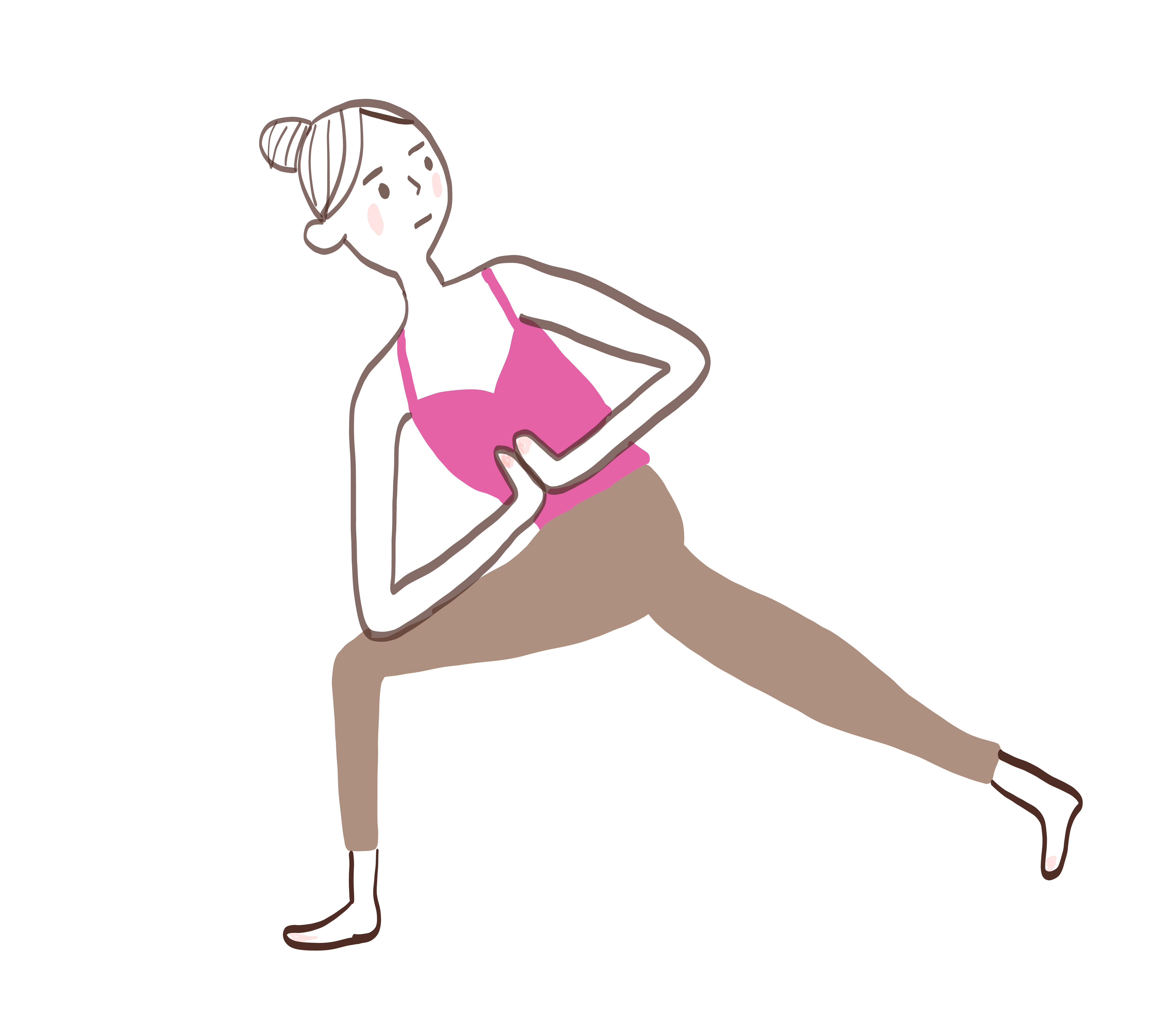 ヨガポーズ　イラスト