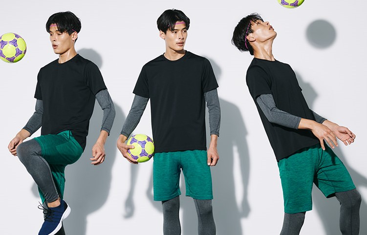 ヨガウェア　GU　メンズ